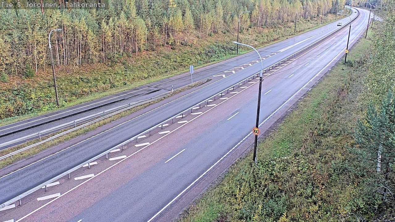 Weather Camera Image Road 5 Joroinen, Tahkoranta, Joroinen, Pohjois-Savo