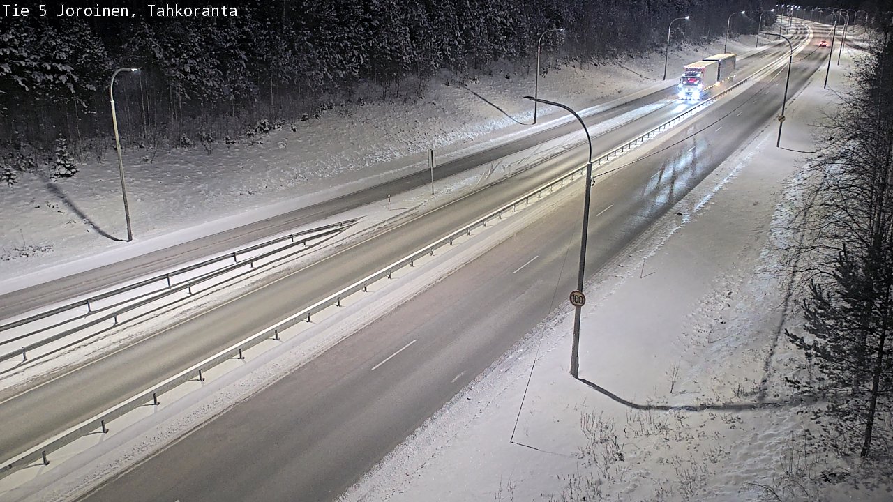 Weather Camera Image Road 5 Joroinen, Tahkoranta, Joroinen, Pohjois-Savo