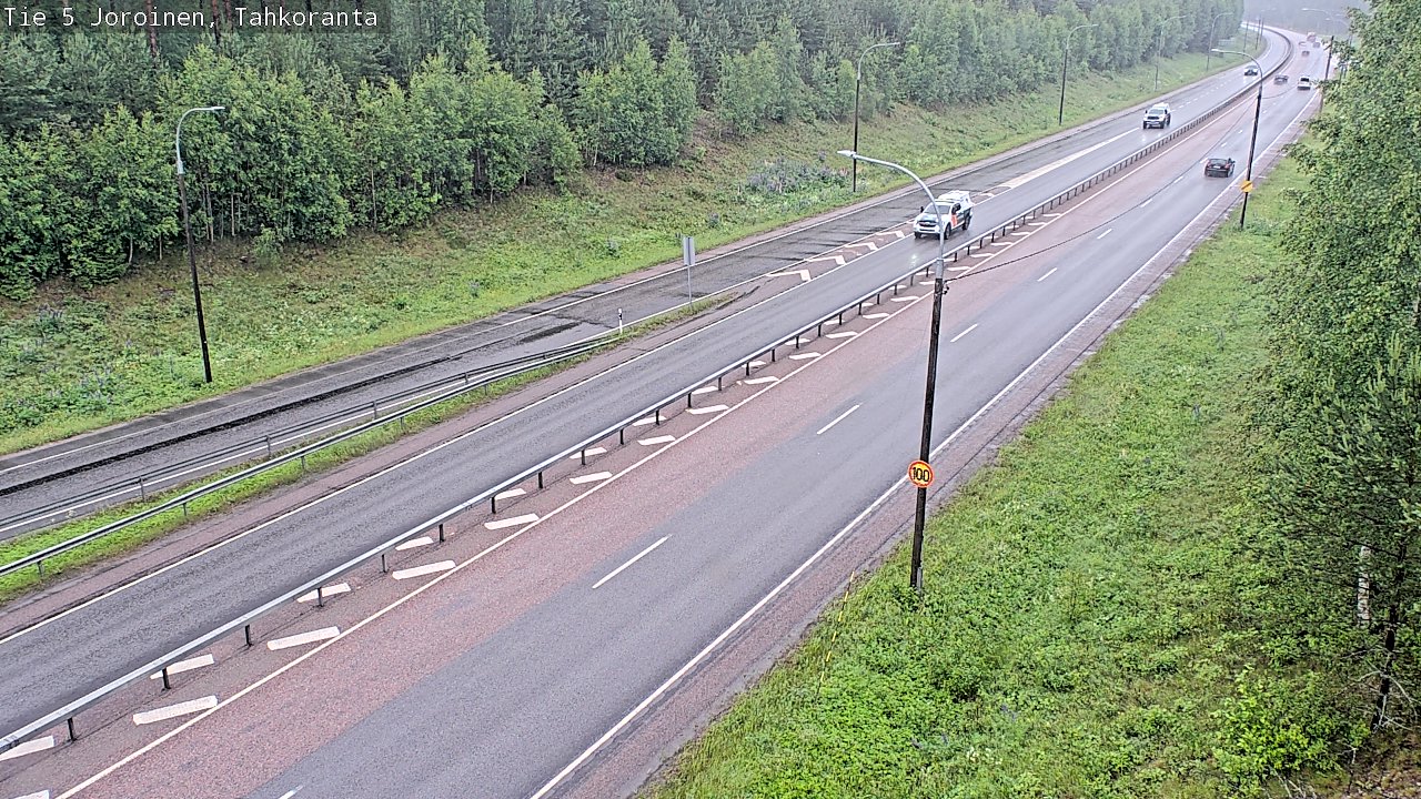 Weather Camera Image Väg 5 Jorois, Tahkoranta, Joroinen, Pohjois-Savo