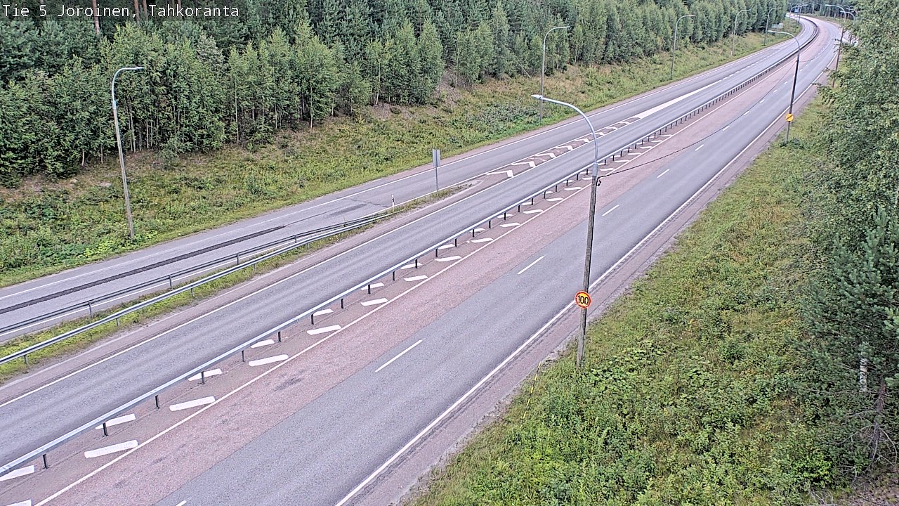 Weather Camera Image Väg 5 Jorois, Tahkoranta, Joroinen, Pohjois-Savo