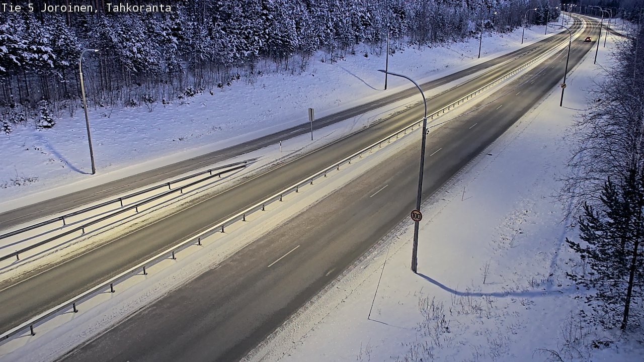 Weather Camera Image Road 5 Joroinen, Tahkoranta, Joroinen, Pohjois-Savo