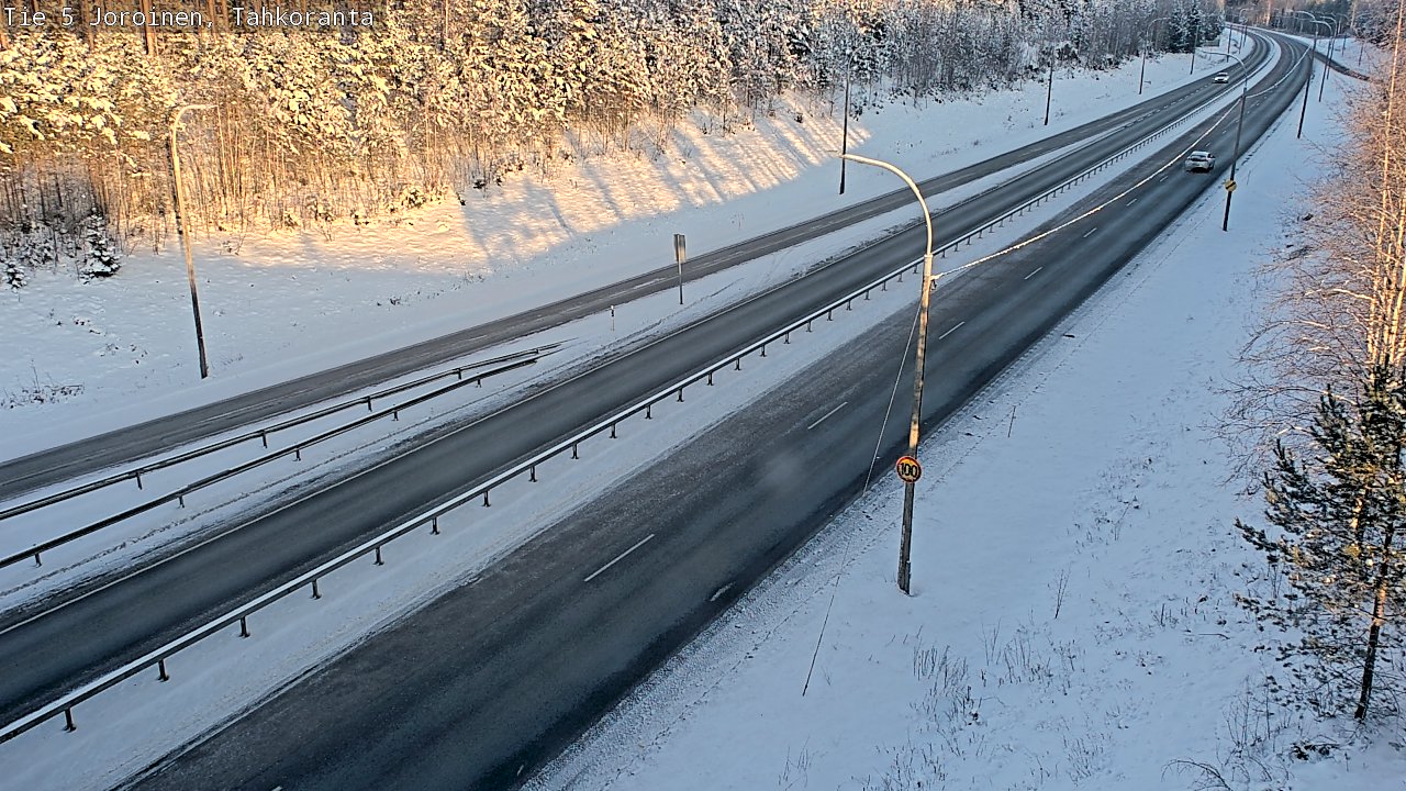 Weather Camera Image Road 5 Joroinen, Tahkoranta, Joroinen, Pohjois-Savo