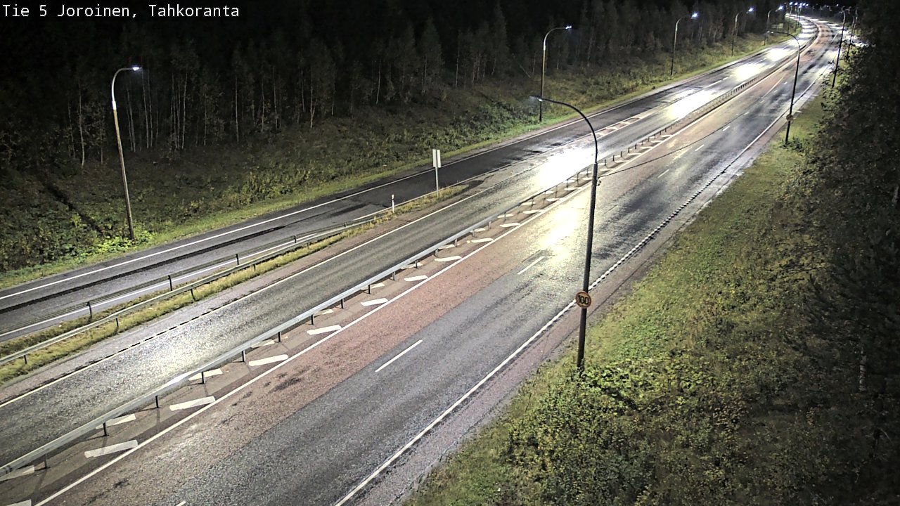 Weather Camera Image Road 5 Joroinen, Tahkoranta, Joroinen, Pohjois-Savo
