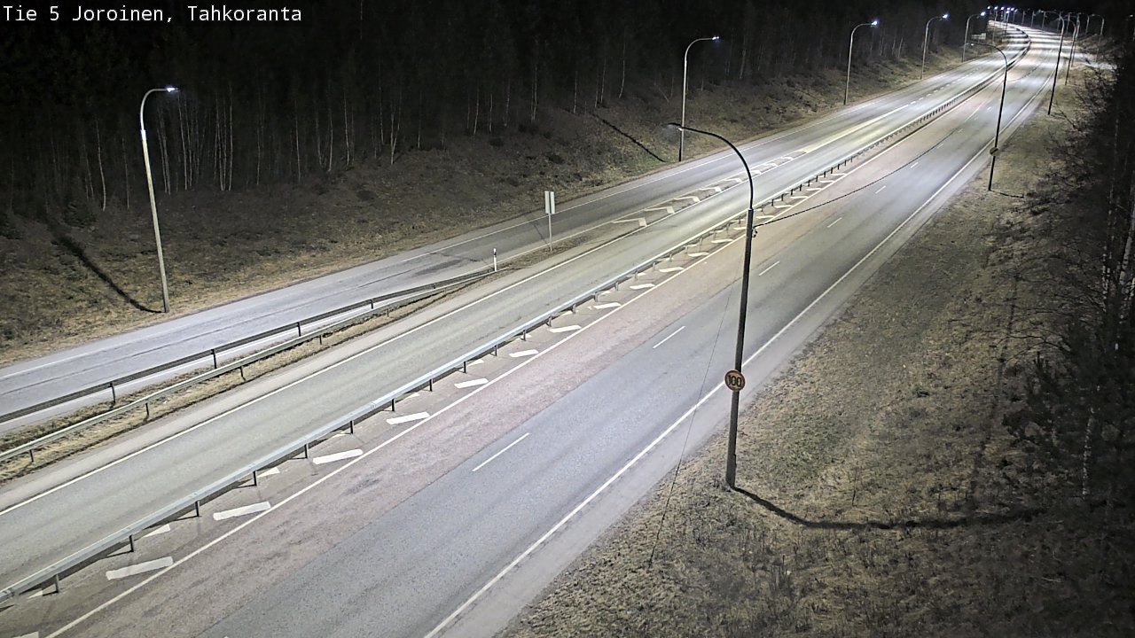 Weather Camera Image Väg 5 Jorois, Tahkoranta, Joroinen, Pohjois-Savo