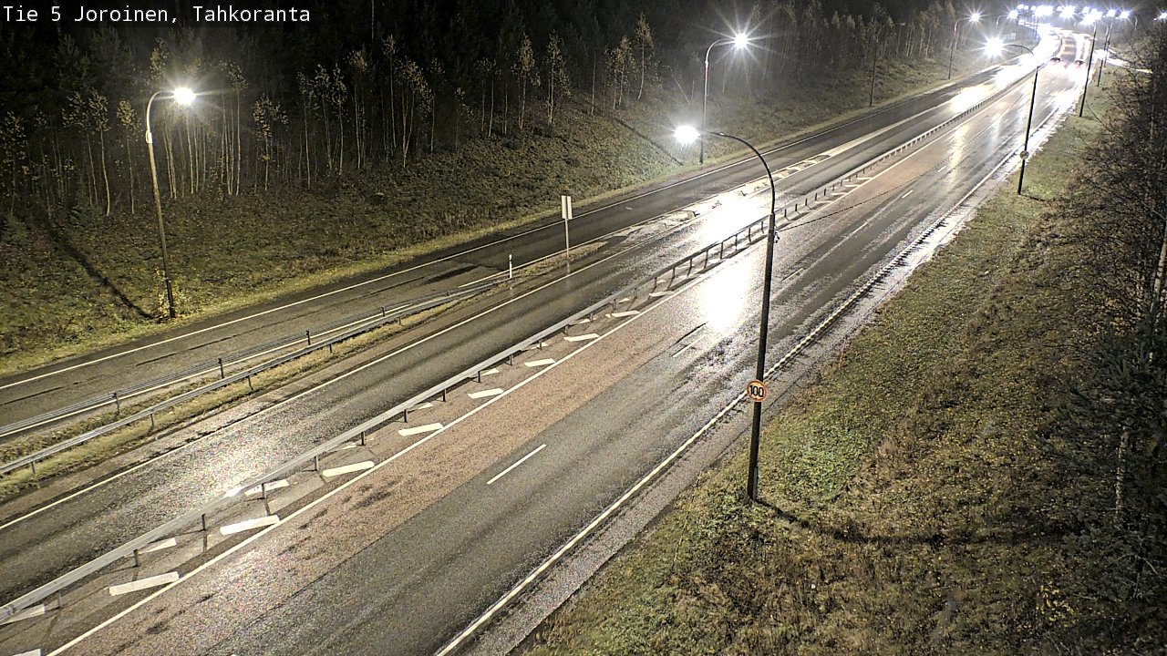 Weather Camera Image Väg 5 Jorois, Tahkoranta, Joroinen, Pohjois-Savo