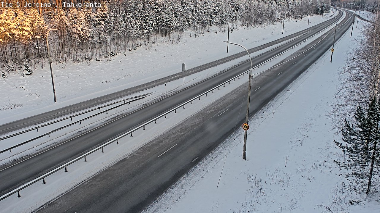 Weather Camera Image Road 5 Joroinen, Tahkoranta, Joroinen, Pohjois-Savo