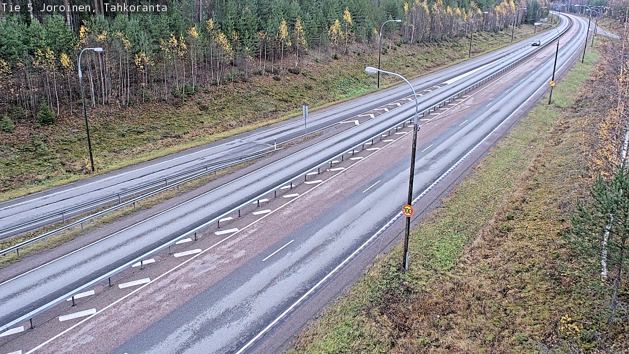 Weather Camera Image Väg 5 Jorois, Tahkoranta, Joroinen, Pohjois-Savo