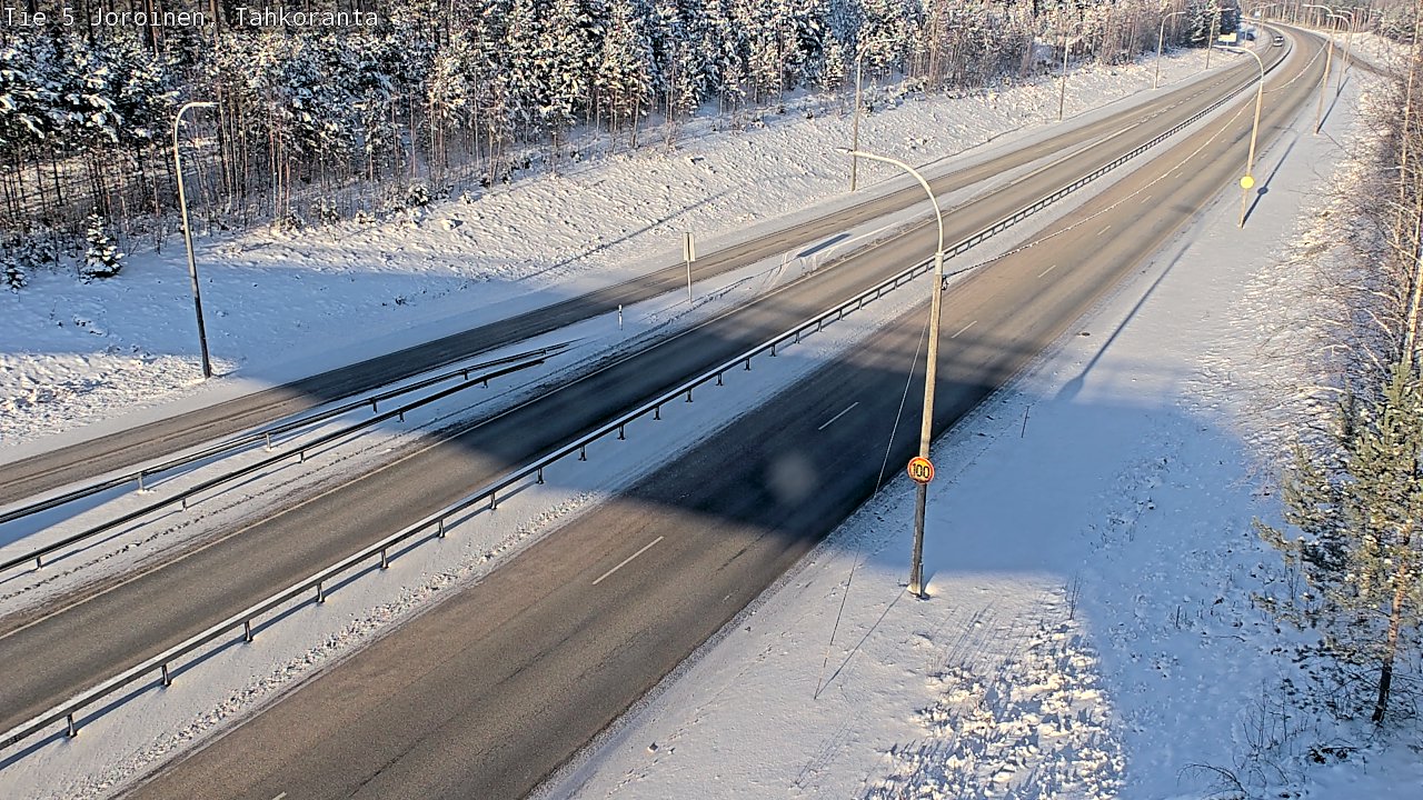 Weather Camera Image Road 5 Joroinen, Tahkoranta, Joroinen, Pohjois-Savo