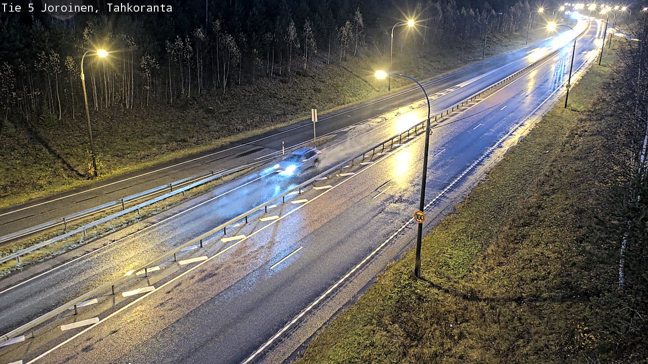 Weather Camera Image Väg 5 Jorois, Tahkoranta, Joroinen, Pohjois-Savo