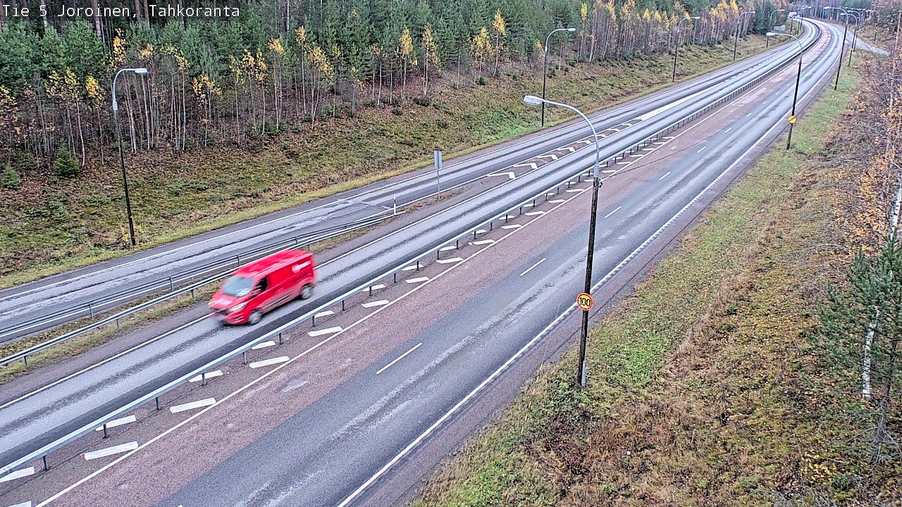Weather Camera Image Väg 5 Jorois, Tahkoranta, Joroinen, Pohjois-Savo