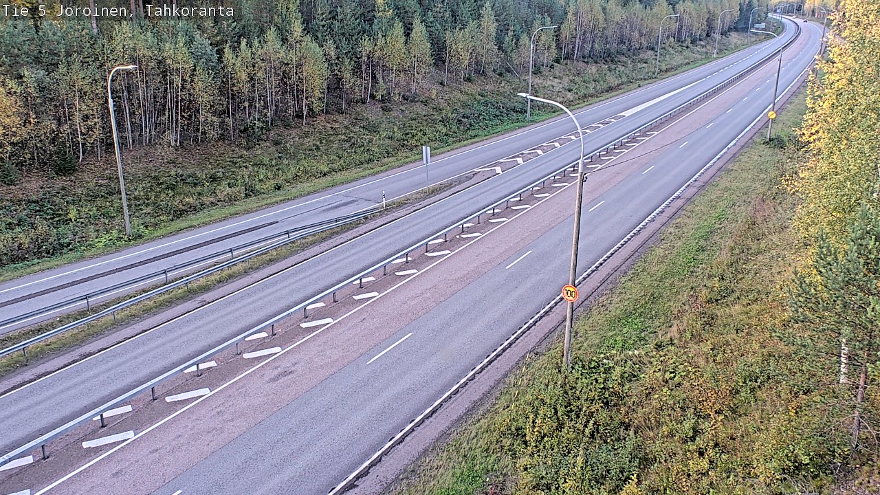 Weather Camera Image Road 5 Joroinen, Tahkoranta, Joroinen, Pohjois-Savo