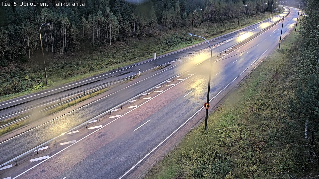 Weather Camera Image Road 5 Joroinen, Tahkoranta, Joroinen, Pohjois-Savo