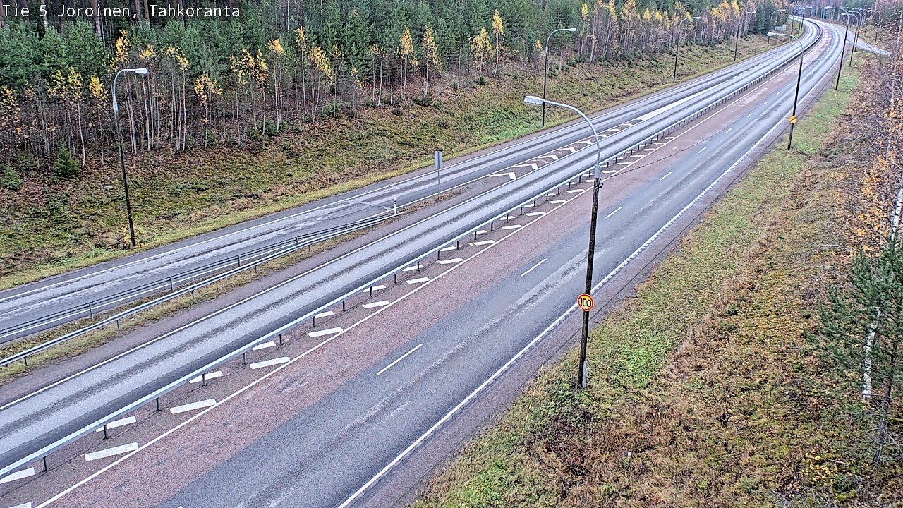 Weather Camera Image Väg 5 Jorois, Tahkoranta, Joroinen, Pohjois-Savo
