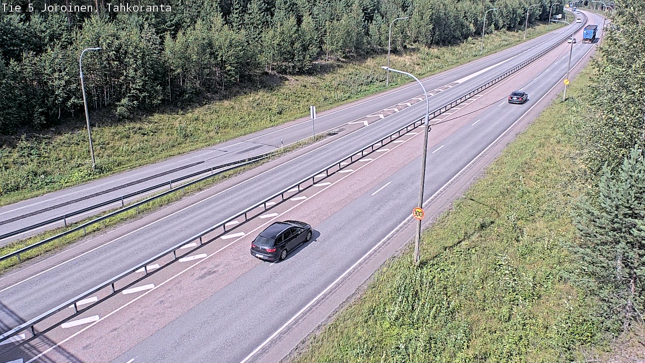Kelikamerat Kuva Tie 5 Joroinen, Tahkoranta, Joroinen, Pohjois-Savo
