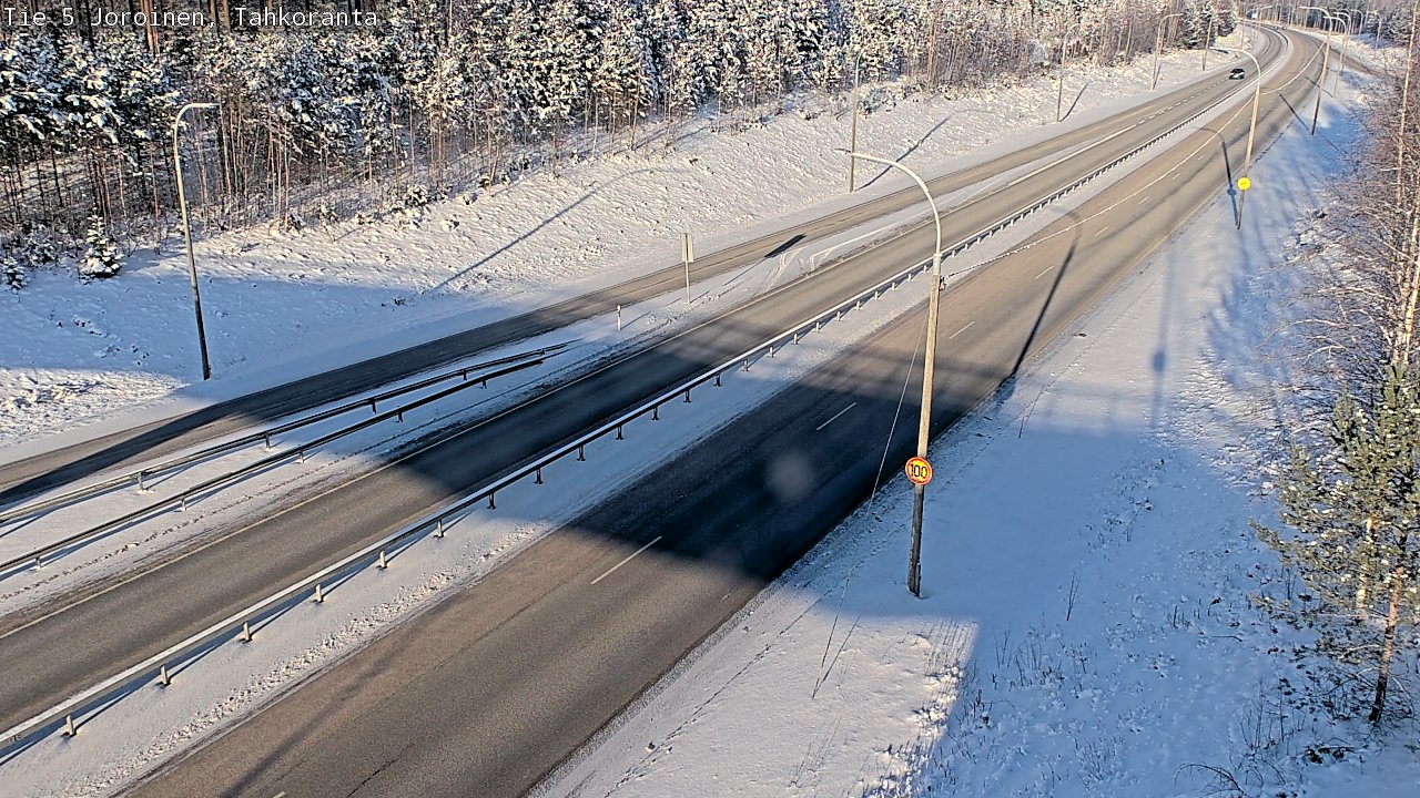 Weather Camera Image Road 5 Joroinen, Tahkoranta, Joroinen, Pohjois-Savo