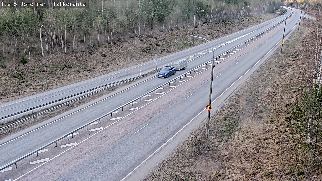 Weather Camera Image Väg 5 Jorois, Tahkoranta, Joroinen, Pohjois-Savo