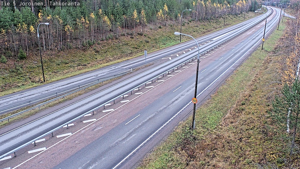 Weather Camera Image Väg 5 Jorois, Tahkoranta, Joroinen, Pohjois-Savo