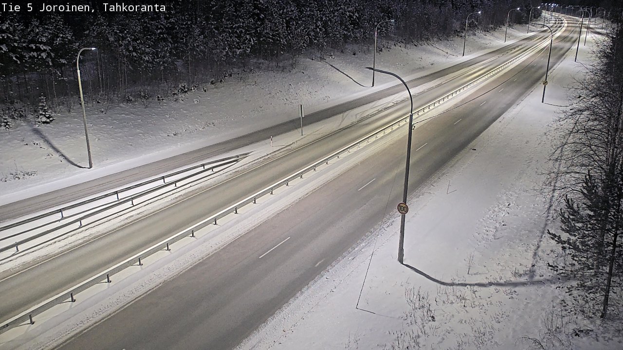Weather Camera Image Road 5 Joroinen, Tahkoranta, Joroinen, Pohjois-Savo