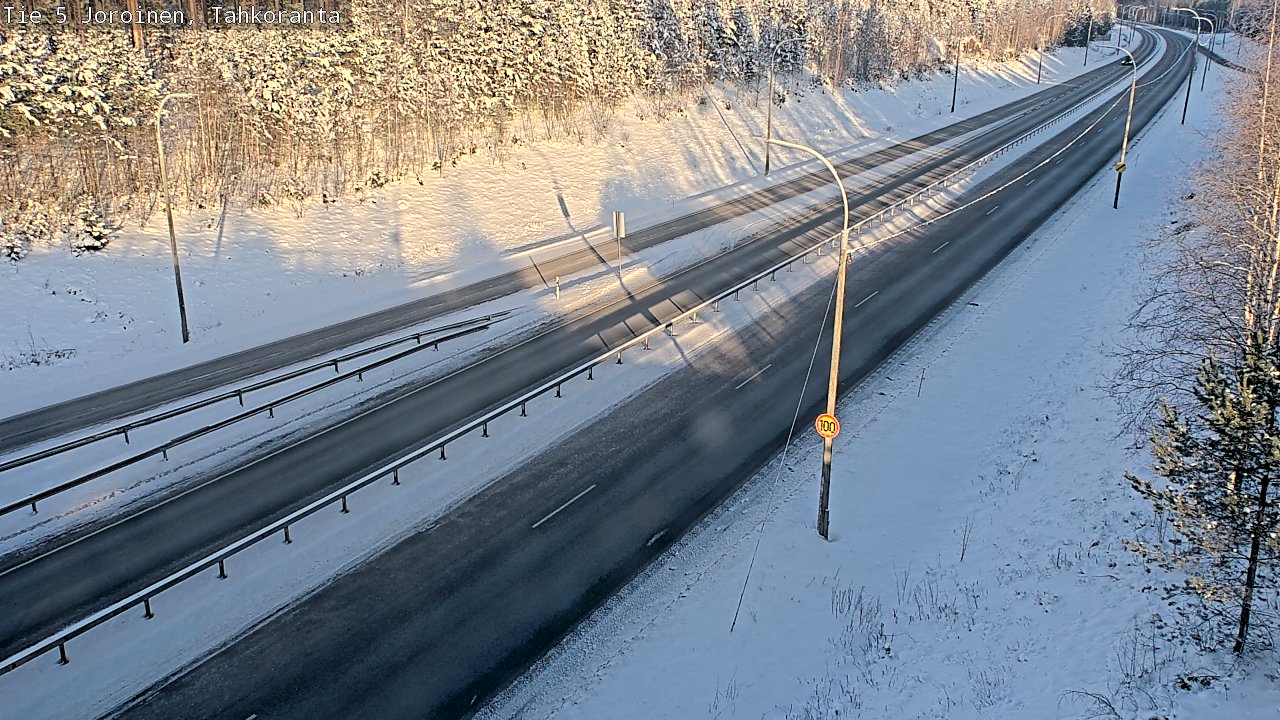 Weather Camera Image Road 5 Joroinen, Tahkoranta, Joroinen, Pohjois-Savo