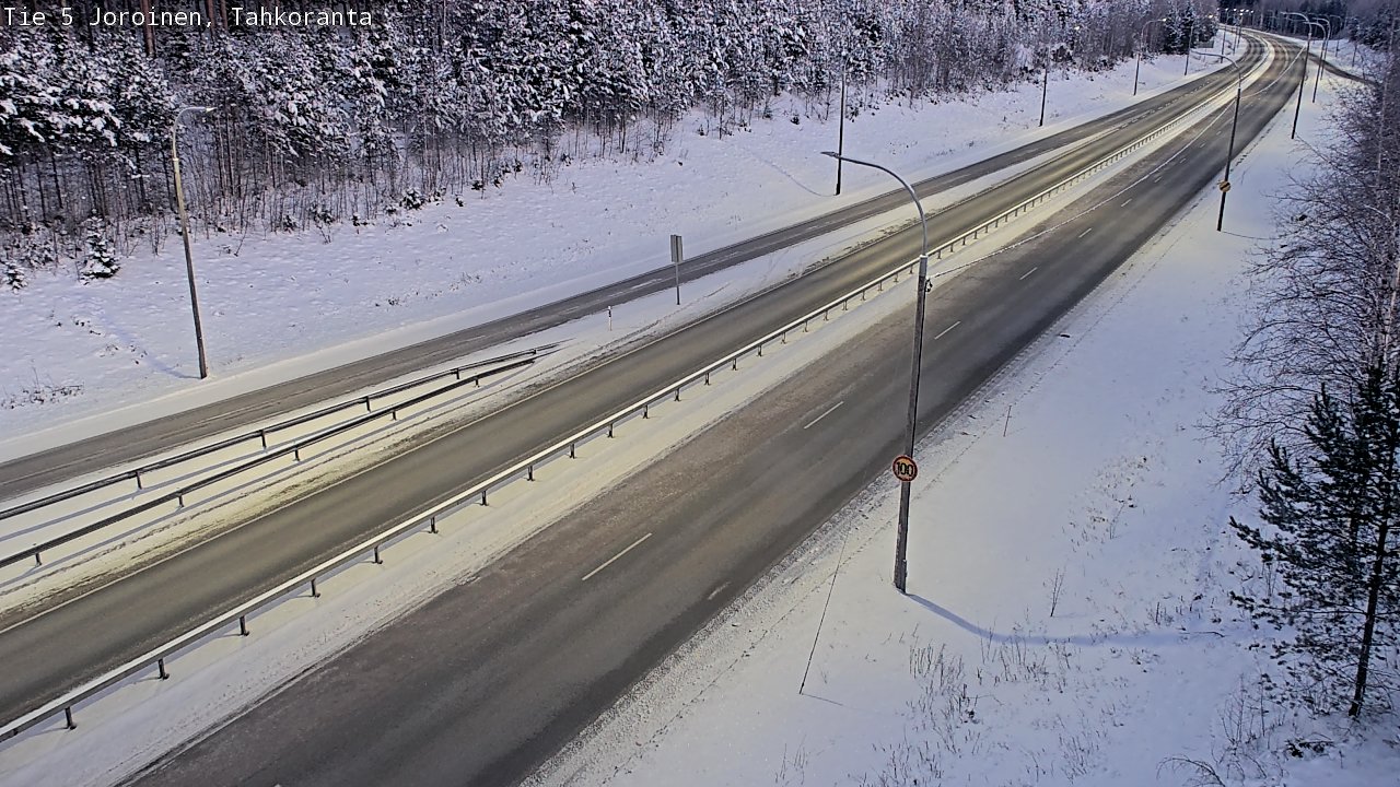 Weather Camera Image Road 5 Joroinen, Tahkoranta, Joroinen, Pohjois-Savo