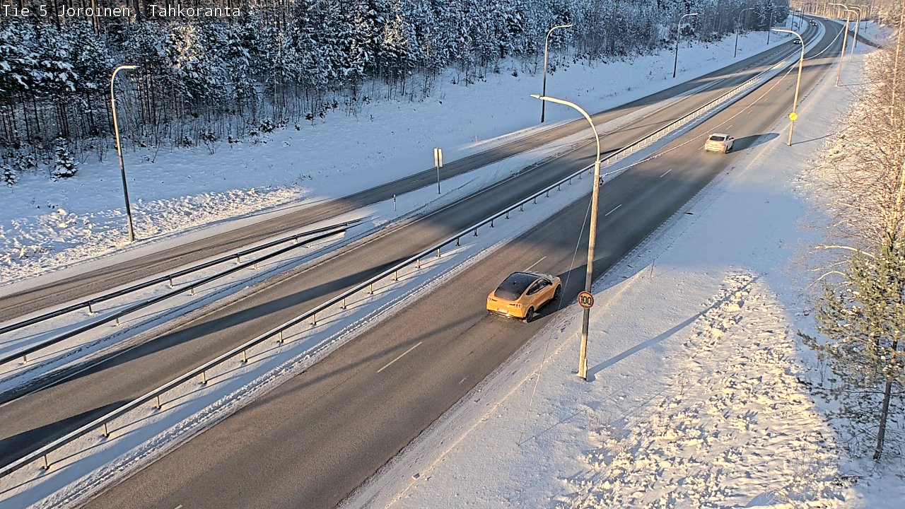 Weather Camera Image Road 5 Joroinen, Tahkoranta, Joroinen, Pohjois-Savo