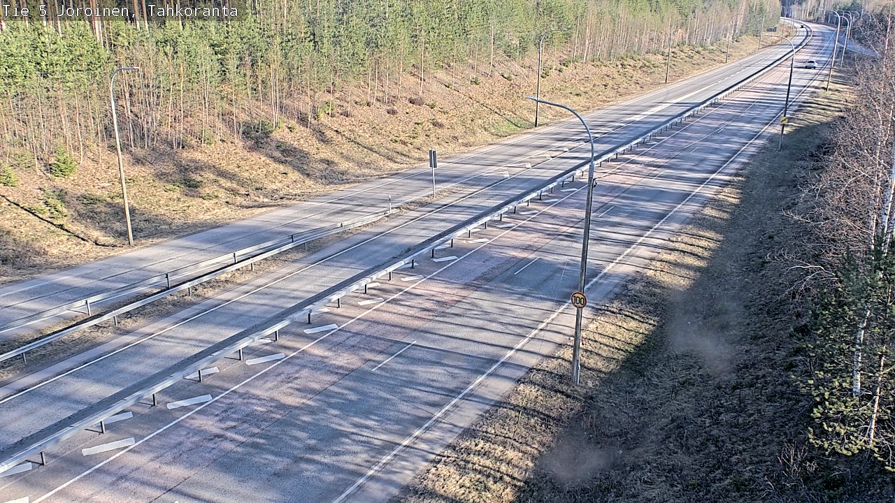 Weather Camera Image Road 5 Joroinen, Tahkoranta, Joroinen, Pohjois-Savo
