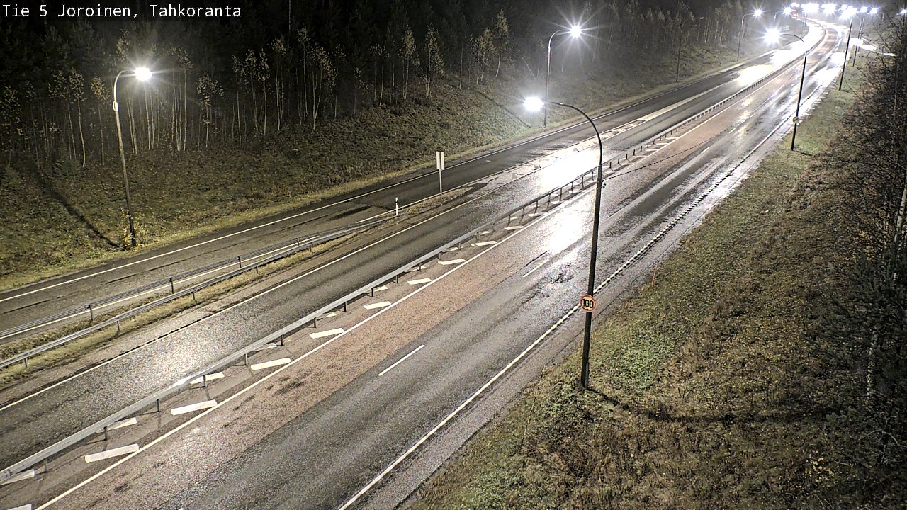 Weather Camera Image Väg 5 Jorois, Tahkoranta, Joroinen, Pohjois-Savo