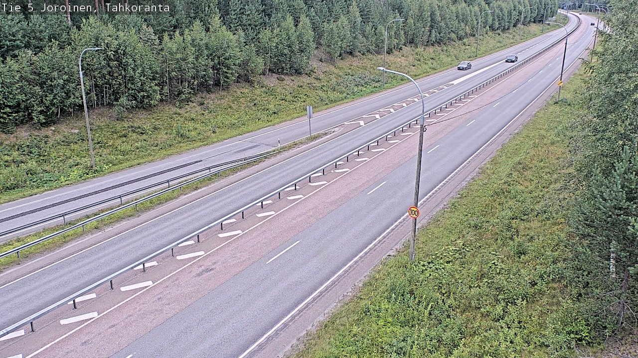 Weather Camera Image Väg 5 Jorois, Tahkoranta, Joroinen, Pohjois-Savo