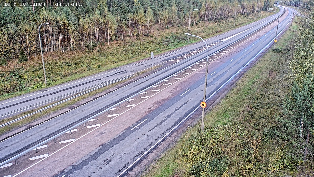 Kelikamerat Kuva Tie 5 Joroinen, Tahkoranta, Joroinen, Pohjois-Savo
