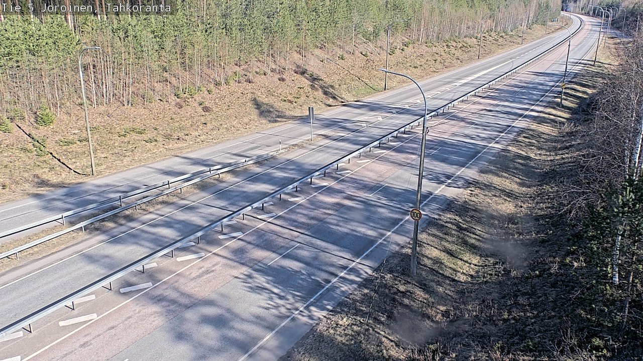 Weather Camera Image Road 5 Joroinen, Tahkoranta, Joroinen, Pohjois-Savo