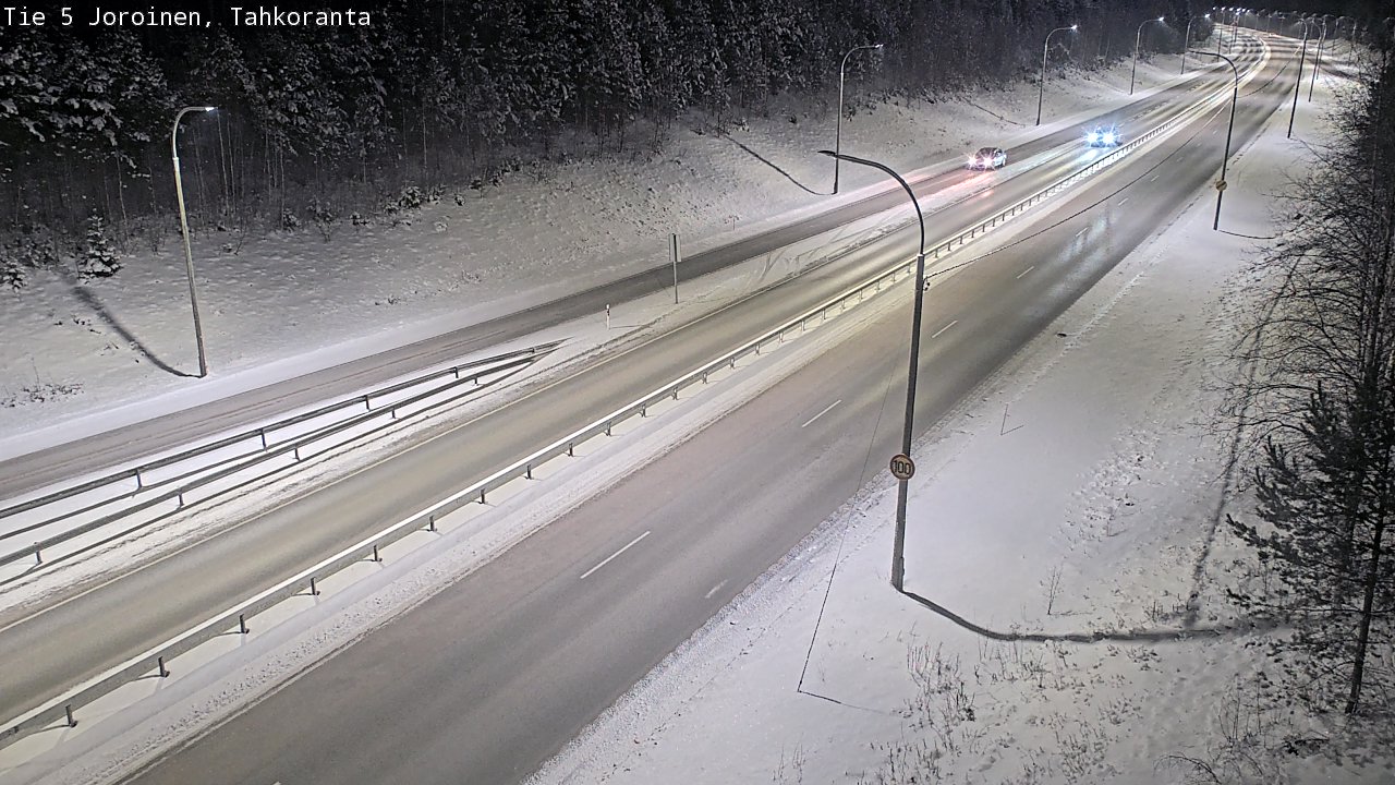 Weather Camera Image Road 5 Joroinen, Tahkoranta, Joroinen, Pohjois-Savo