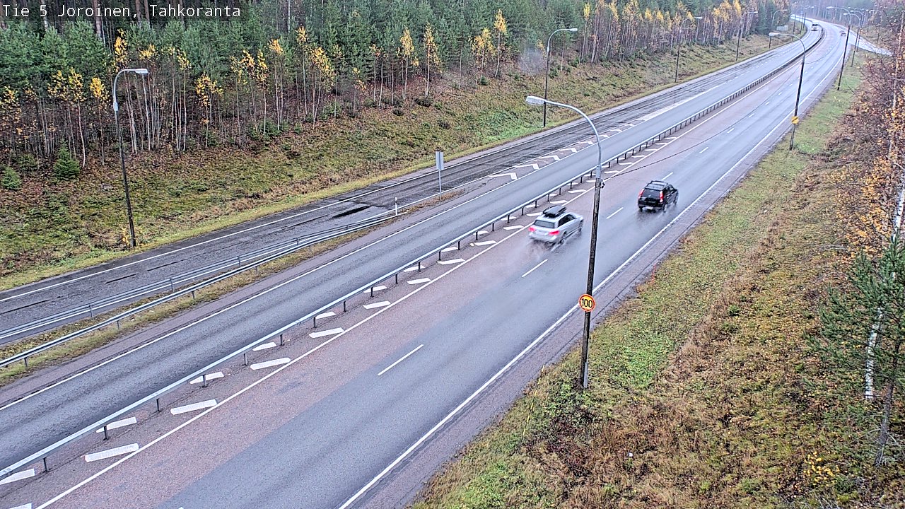 Weather Camera Image Väg 5 Jorois, Tahkoranta, Joroinen, Pohjois-Savo