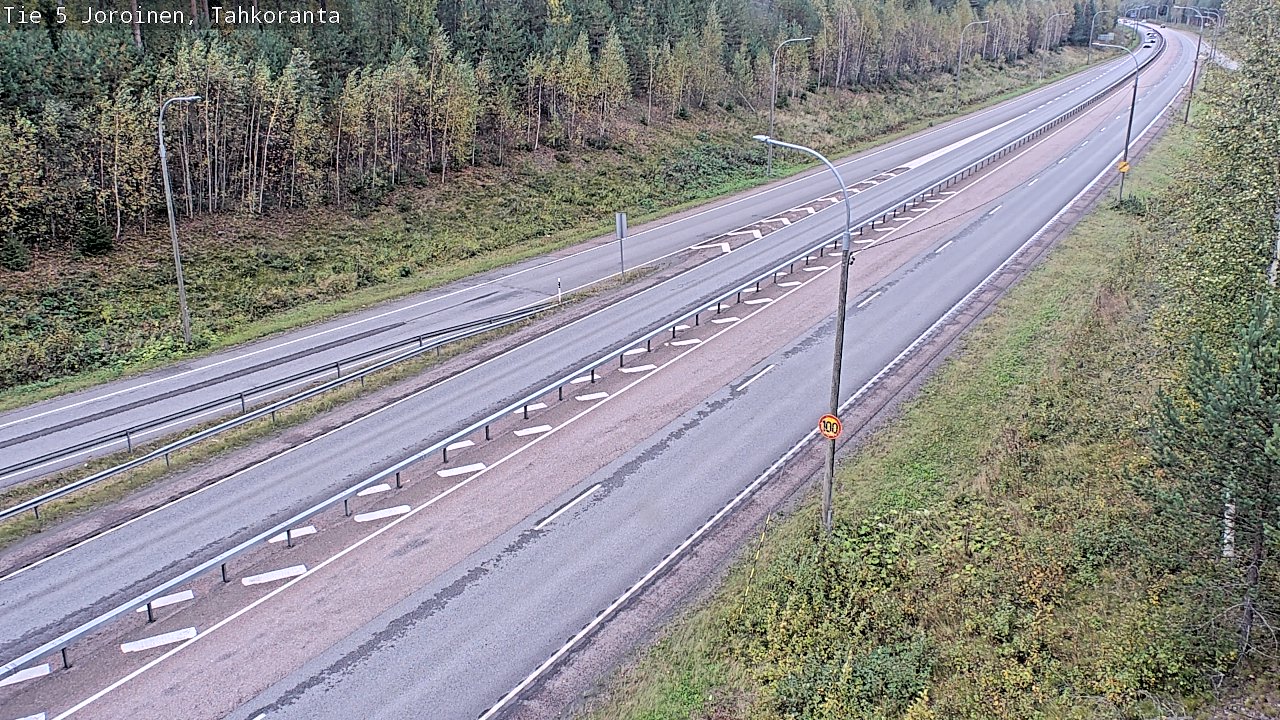 Weather Camera Image Road 5 Joroinen, Tahkoranta, Joroinen, Pohjois-Savo