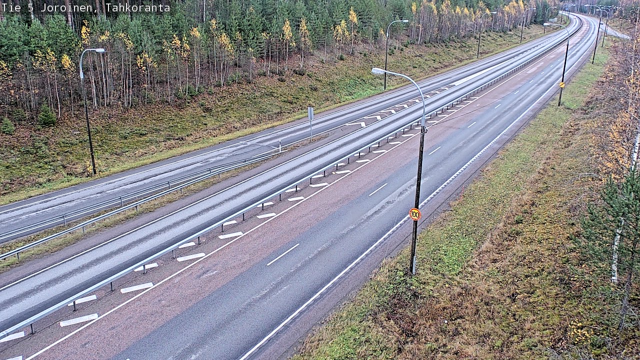 Weather Camera Image Väg 5 Jorois, Tahkoranta, Joroinen, Pohjois-Savo