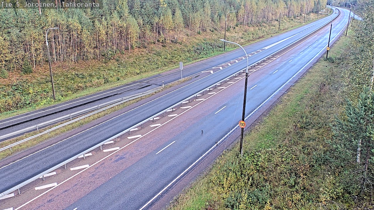 Weather Camera Image Road 5 Joroinen, Tahkoranta, Joroinen, Pohjois-Savo