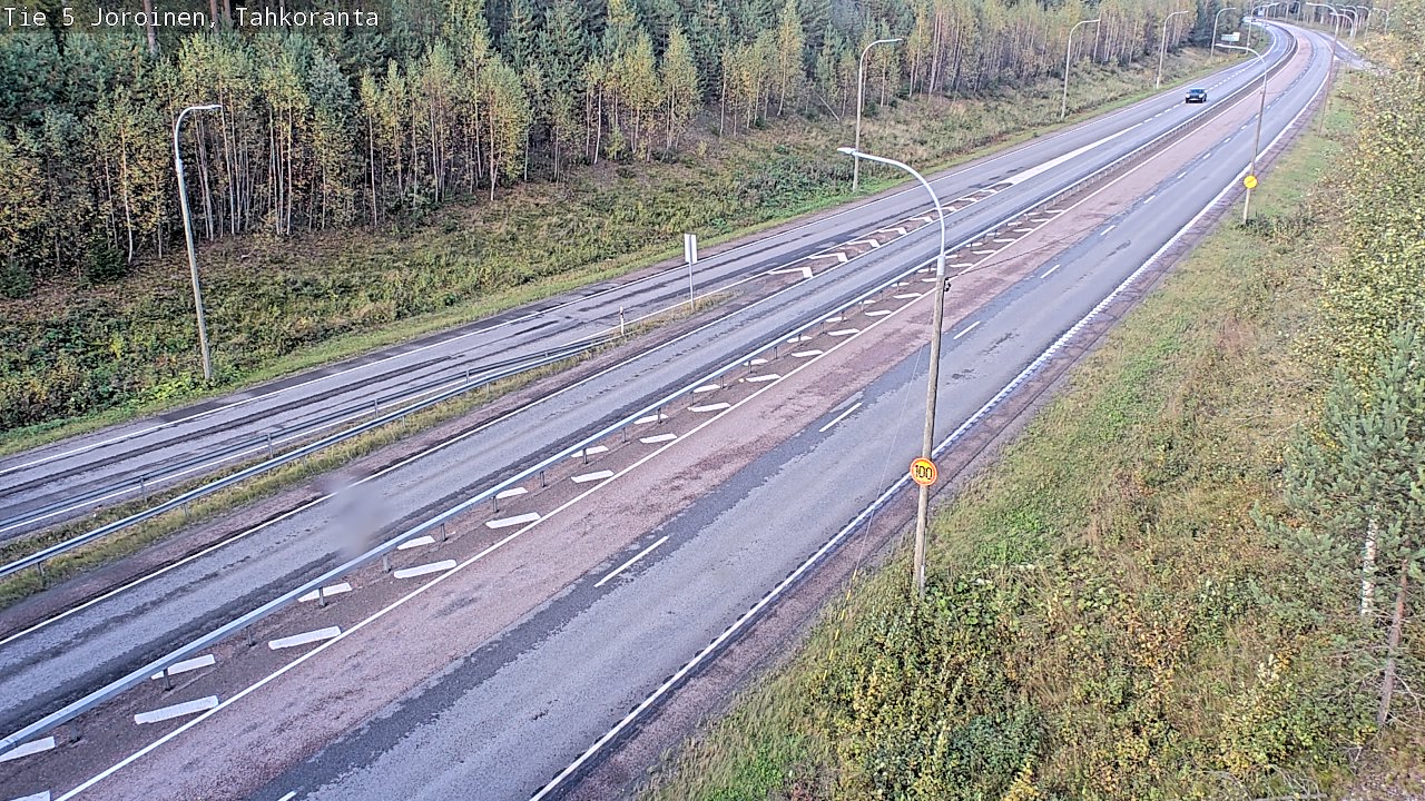 Weather Camera Image Road 5 Joroinen, Tahkoranta, Joroinen, Pohjois-Savo