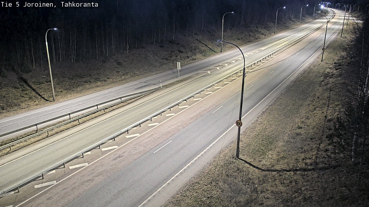 Weather Camera Image Väg 5 Jorois, Tahkoranta, Joroinen, Pohjois-Savo