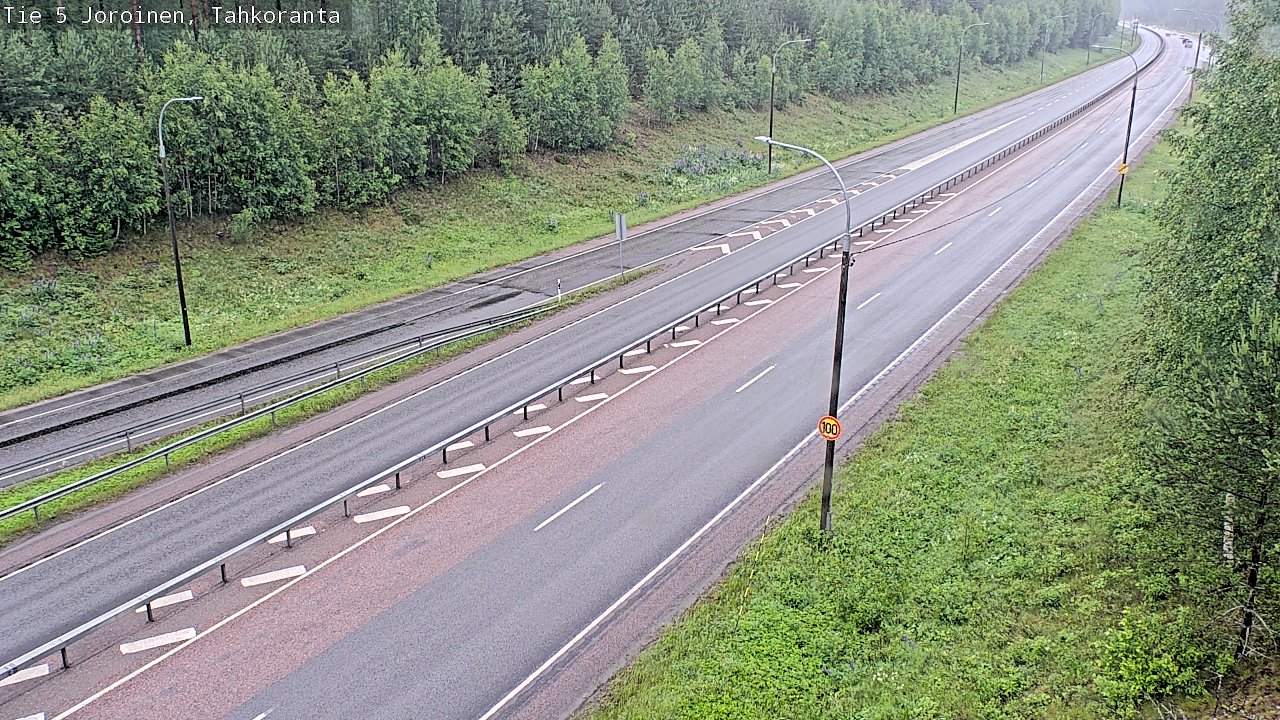 Weather Camera Image Väg 5 Jorois, Tahkoranta, Joroinen, Pohjois-Savo
