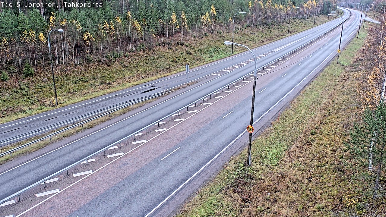 Weather Camera Image Väg 5 Jorois, Tahkoranta, Joroinen, Pohjois-Savo