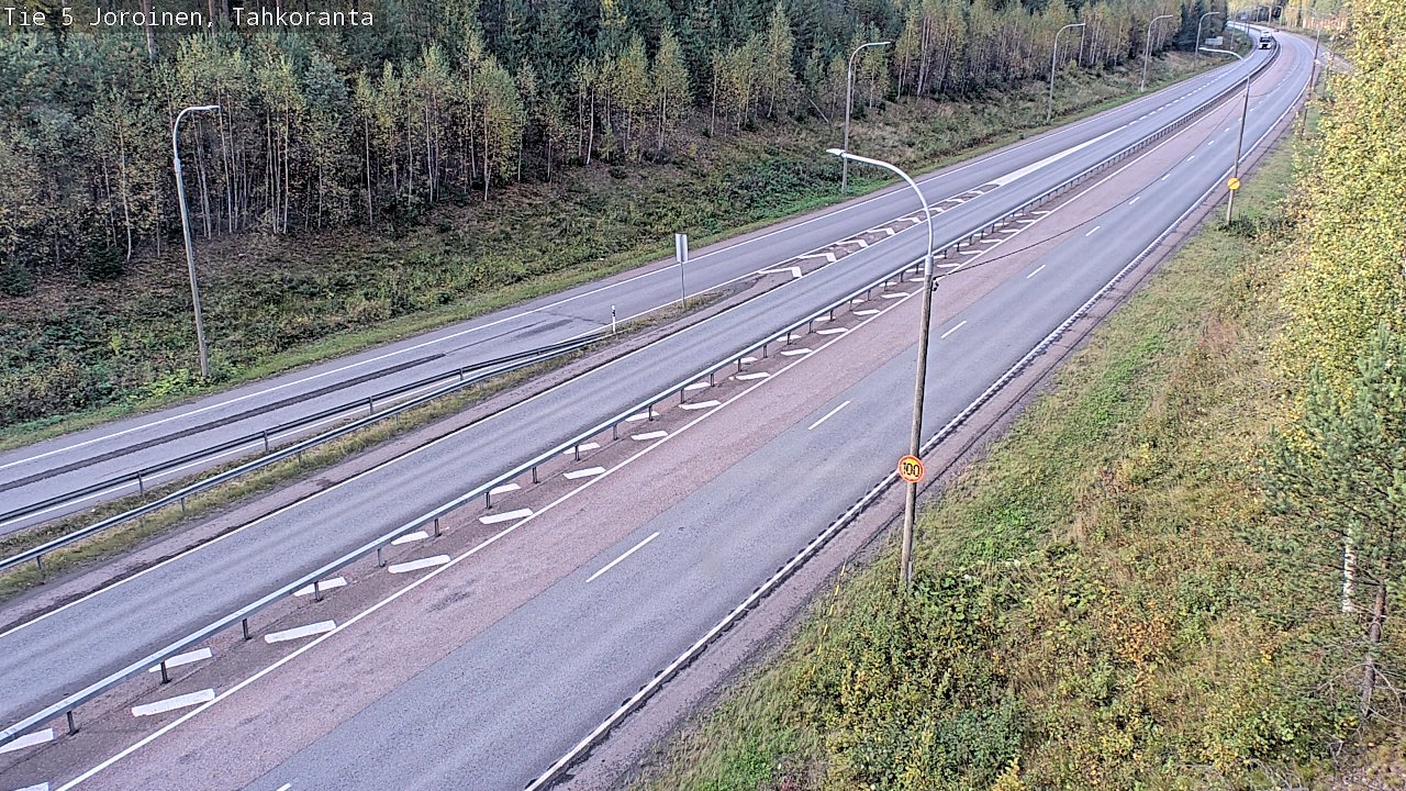 Weather Camera Image Road 5 Joroinen, Tahkoranta, Joroinen, Pohjois-Savo