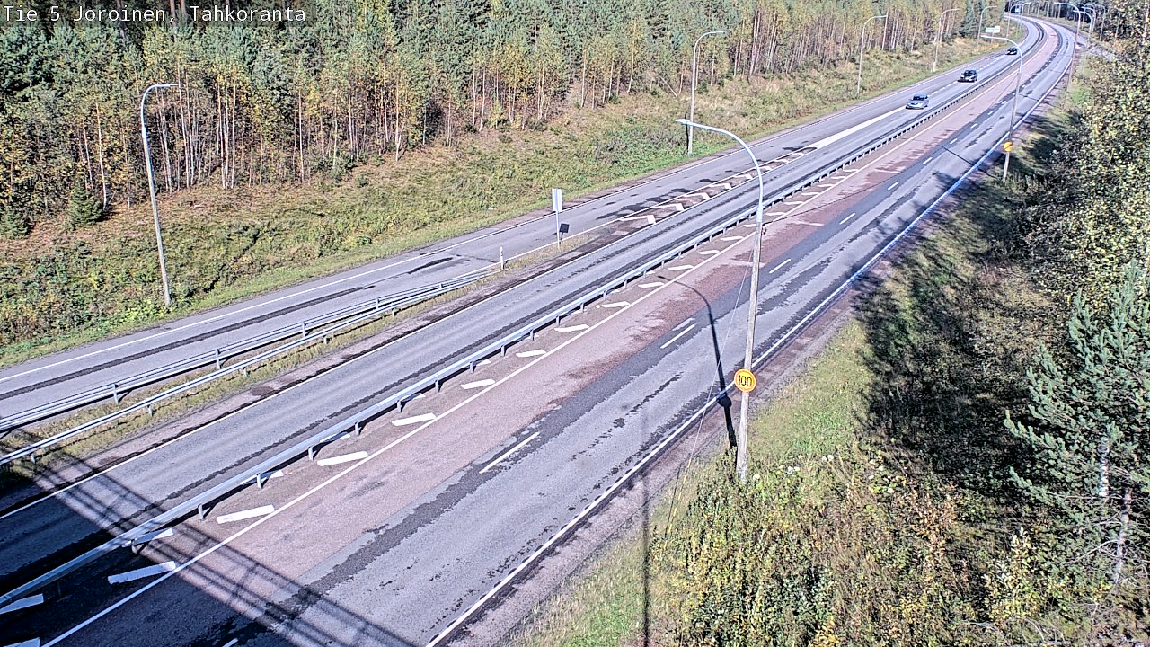Kelikamerat Kuva Tie 5 Joroinen, Tahkoranta, Joroinen, Pohjois-Savo
