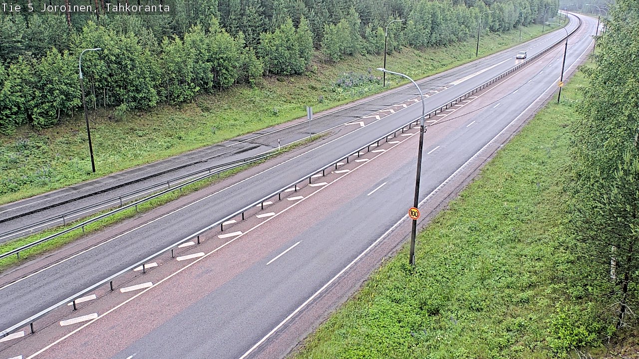 Weather Camera Image Väg 5 Jorois, Tahkoranta, Joroinen, Pohjois-Savo