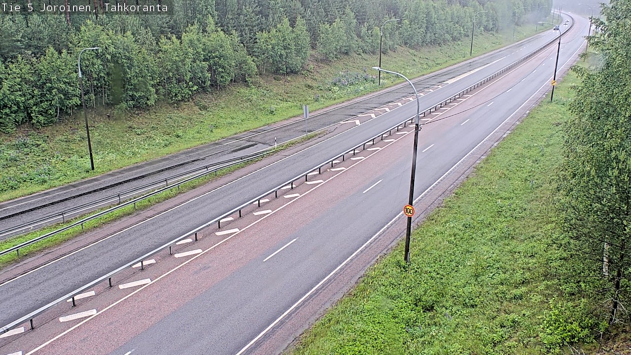 Weather Camera Image Väg 5 Jorois, Tahkoranta, Joroinen, Pohjois-Savo