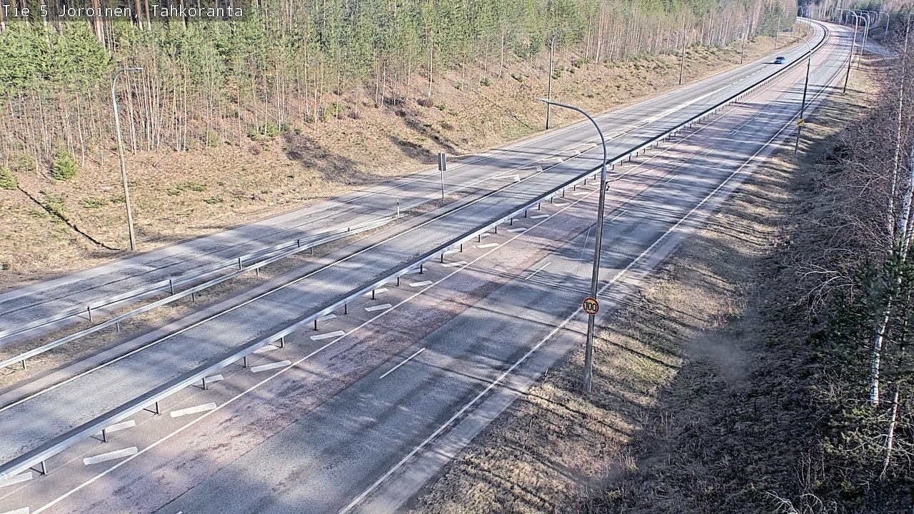 Weather Camera Image Väg 5 Jorois, Tahkoranta, Joroinen, Pohjois-Savo