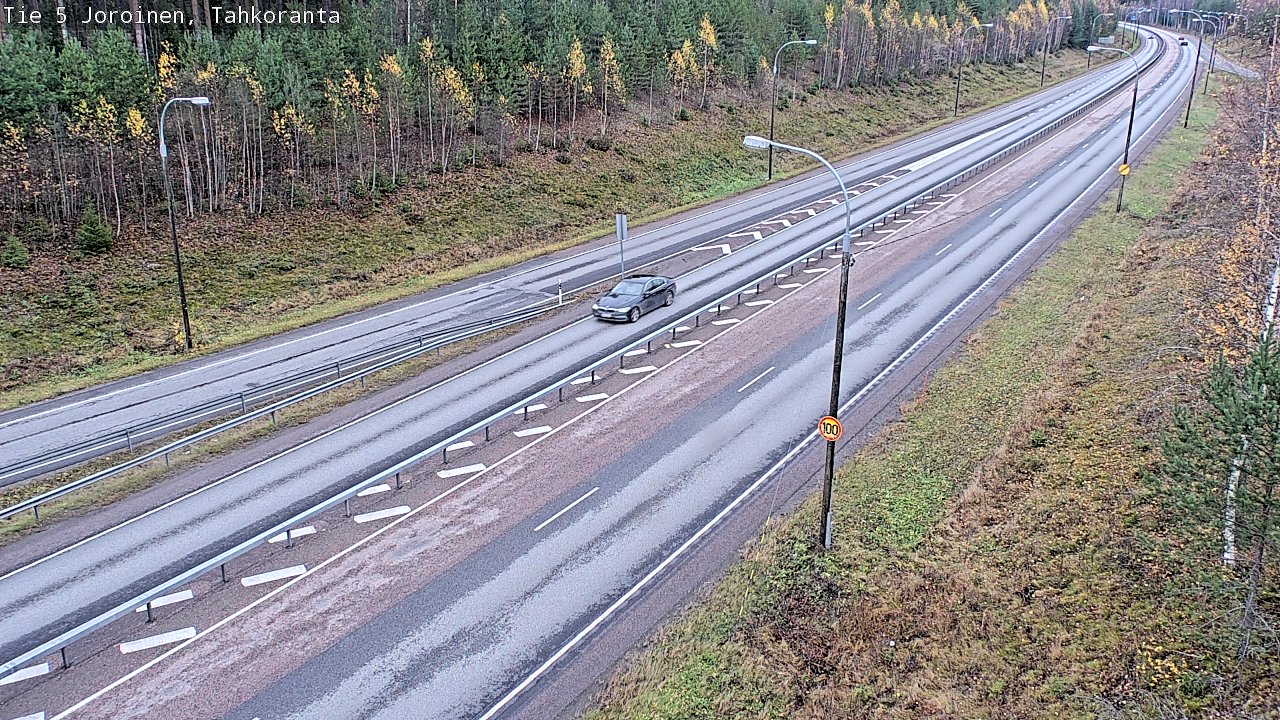 Weather Camera Image Väg 5 Jorois, Tahkoranta, Joroinen, Pohjois-Savo