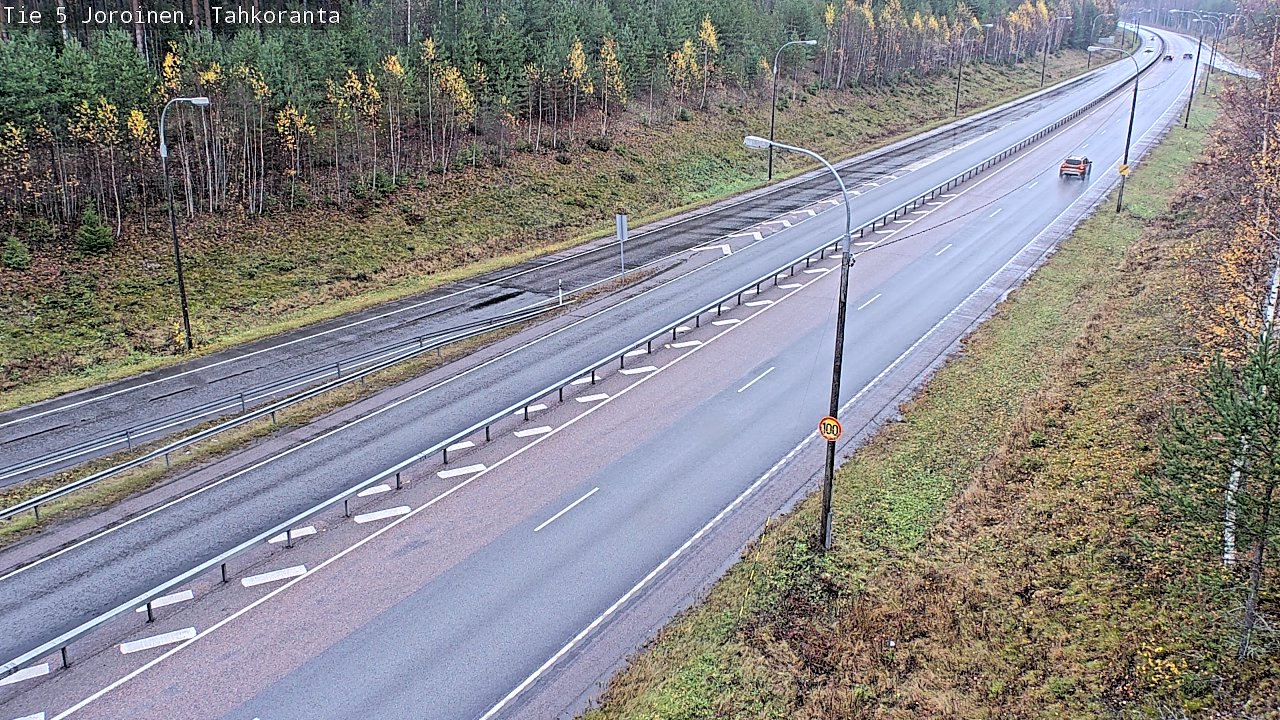 Weather Camera Image Väg 5 Jorois, Tahkoranta, Joroinen, Pohjois-Savo
