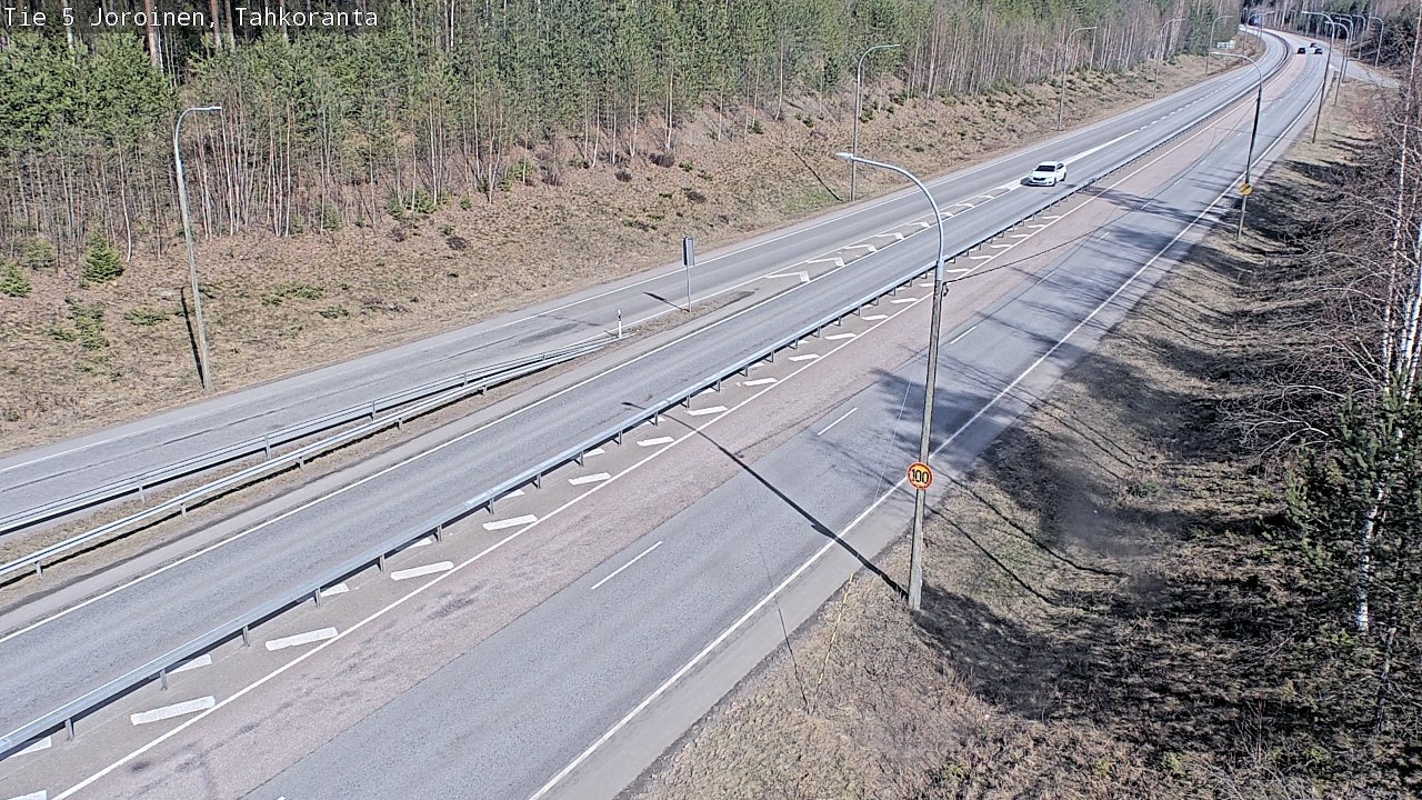 Weather Camera Image Väg 5 Jorois, Tahkoranta, Joroinen, Pohjois-Savo