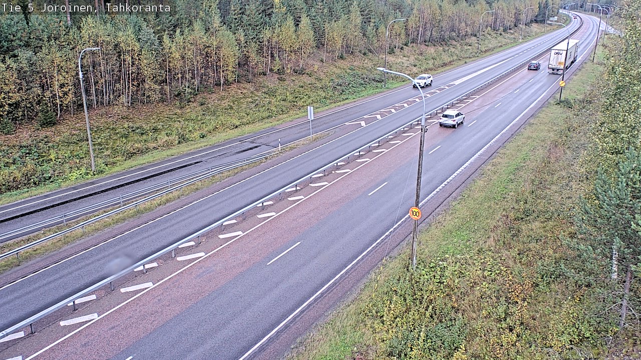 Weather Camera Image Road 5 Joroinen, Tahkoranta, Joroinen, Pohjois-Savo