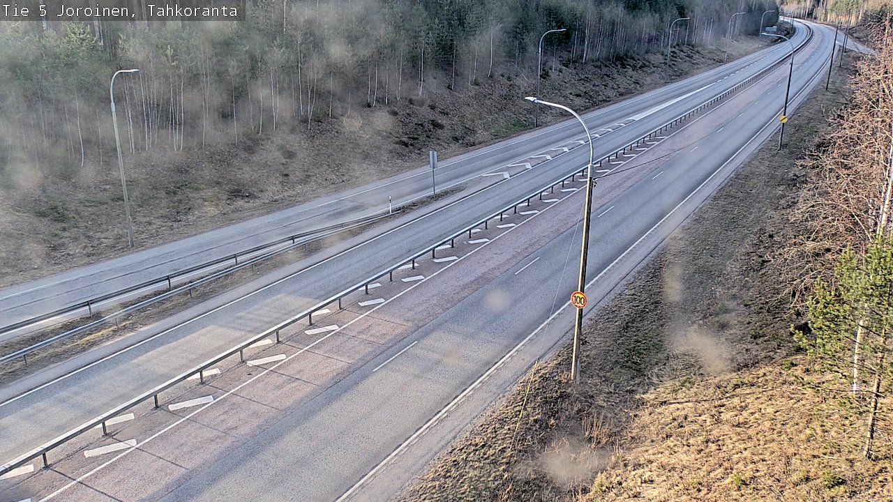 Weather Camera Image Väg 5 Jorois, Tahkoranta, Joroinen, Pohjois-Savo