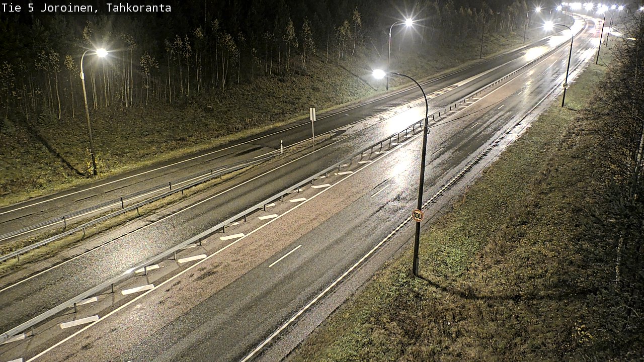 Weather Camera Image Väg 5 Jorois, Tahkoranta, Joroinen, Pohjois-Savo